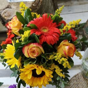 Art. MAZZO DI FIORI MISTO COLORATO (solo fiori di stagione)