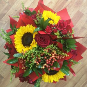 Art. MAZZO DI FIORI MISTO COLORATO (solo fiori di stagione) a