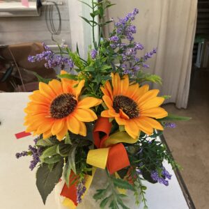 Art. VASO OPACO FIORI FINTI