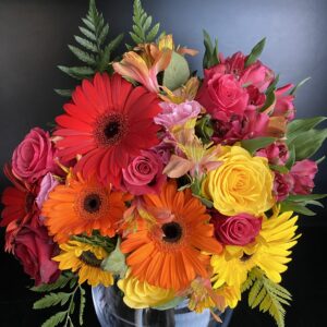 Art. B. MAZZO DI FIORI MISTO COLORATO (solo fiori di stagione) c