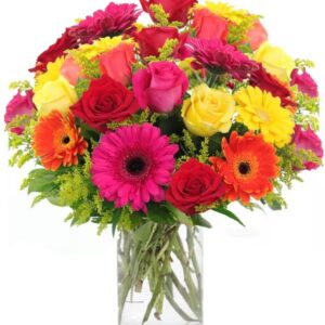 Art. B. MAZZO DI FIORI MISTO COLORATO (solo fiori di stagione) d
