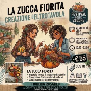 Art. CORSO CENTROTAVOLA ZUCCA FIORITA